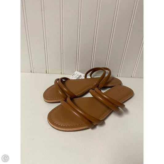 Sandals Flats By J. Crew In Brown, Size: 7