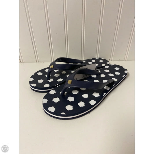 Sandals Designer By Kate Spade In Blue, Size: 7