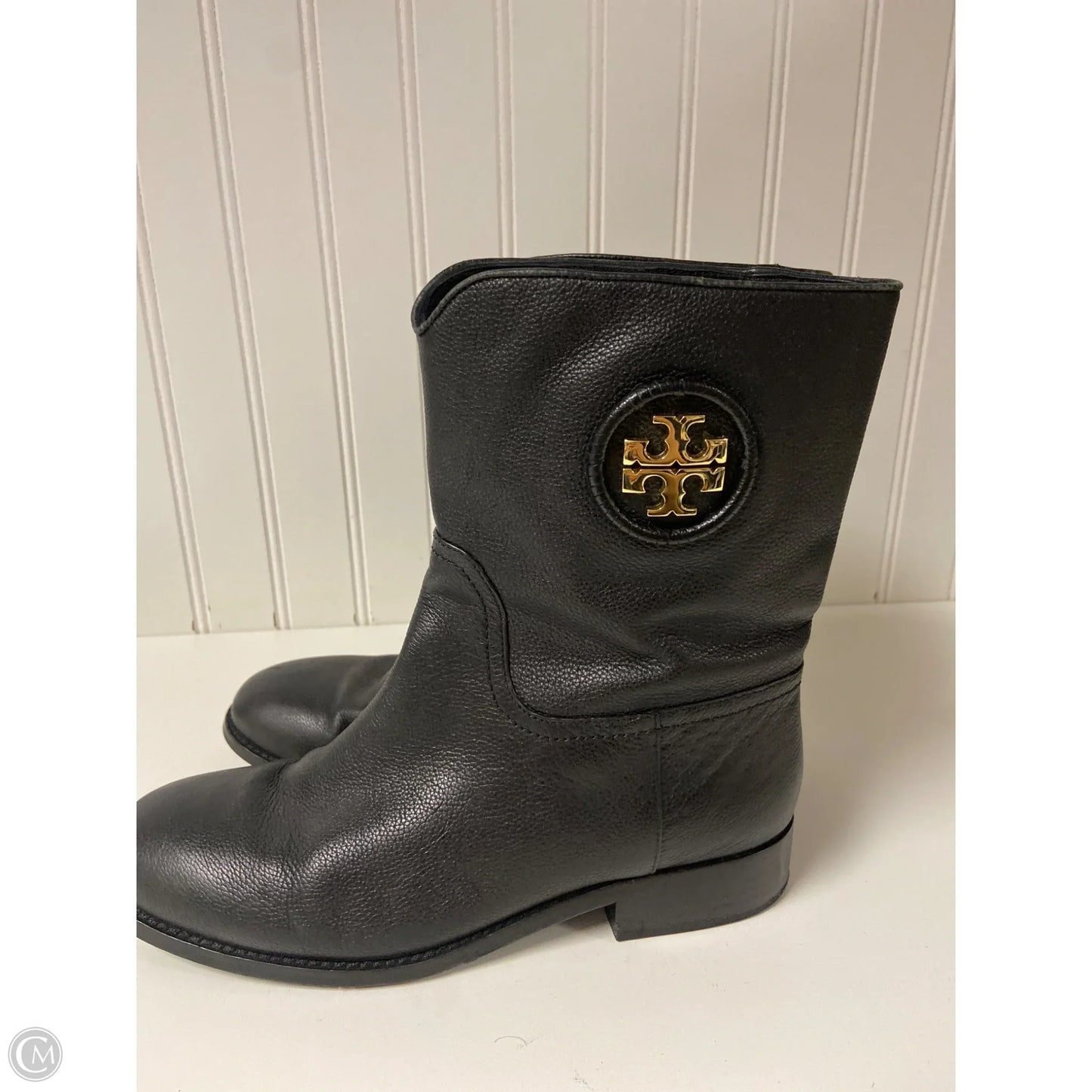 Boots Designer By Tory Burch In Black, Size: 8