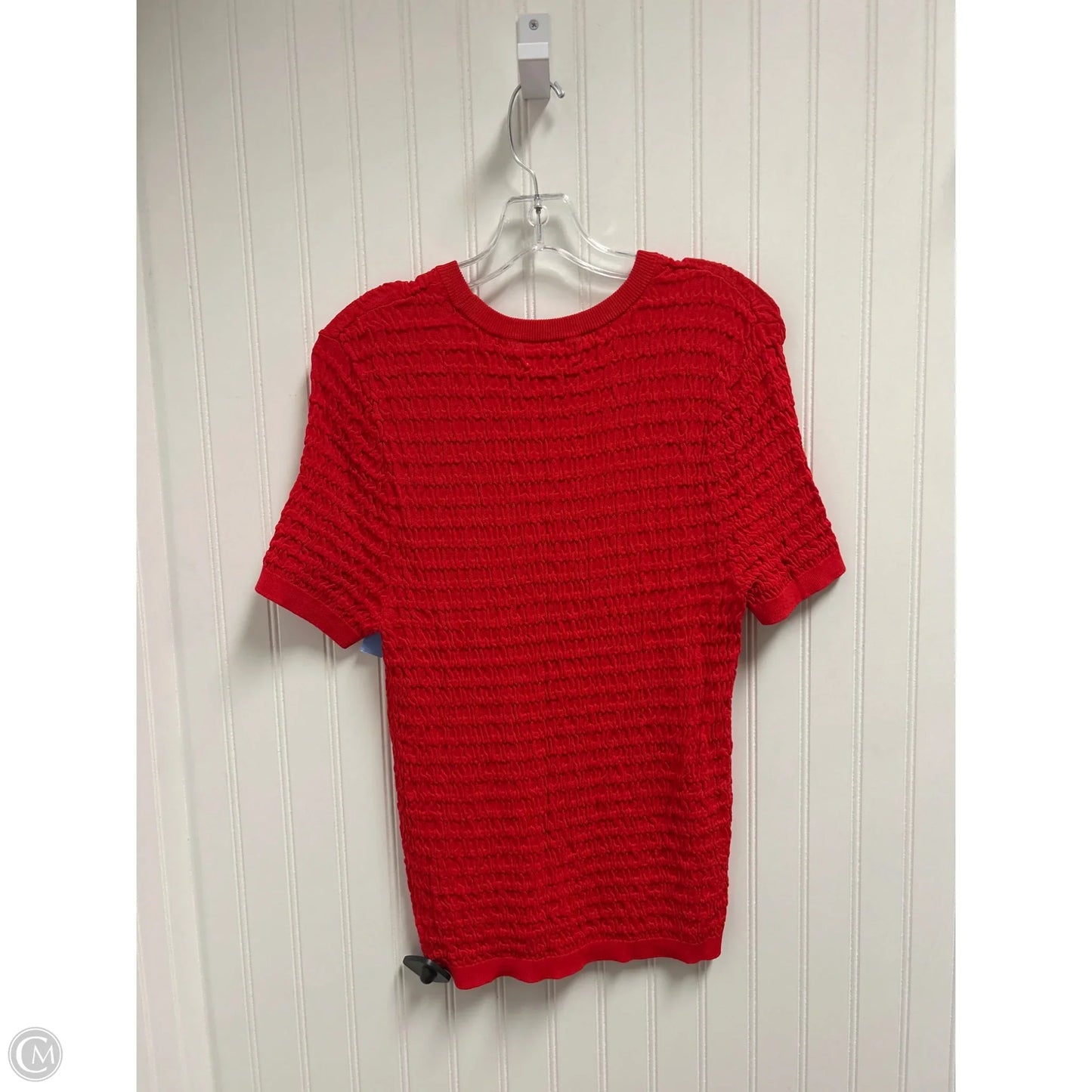 Top Short Sleeve By Marled In Red, Size: L