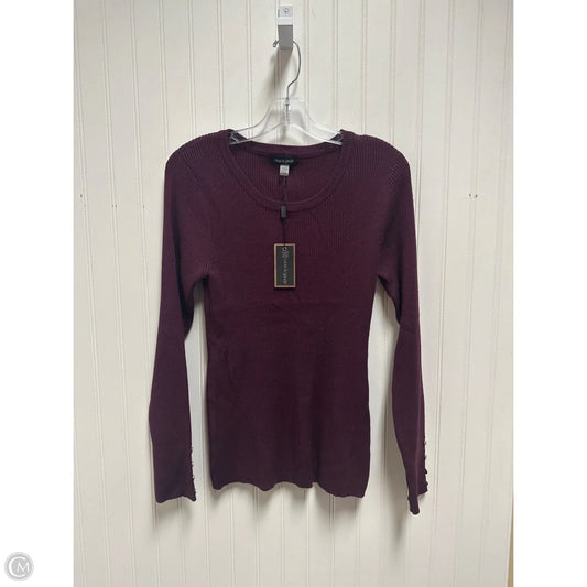 Sweater By Cable And Gauge In Purple, Size: S
