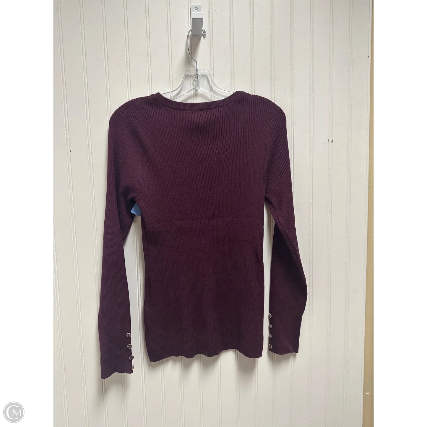 Sweater By Cable And Gauge In Purple, Size: S