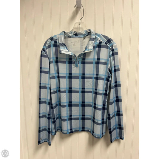 Top Long Sleeve By Antigua In Blue, Size: M