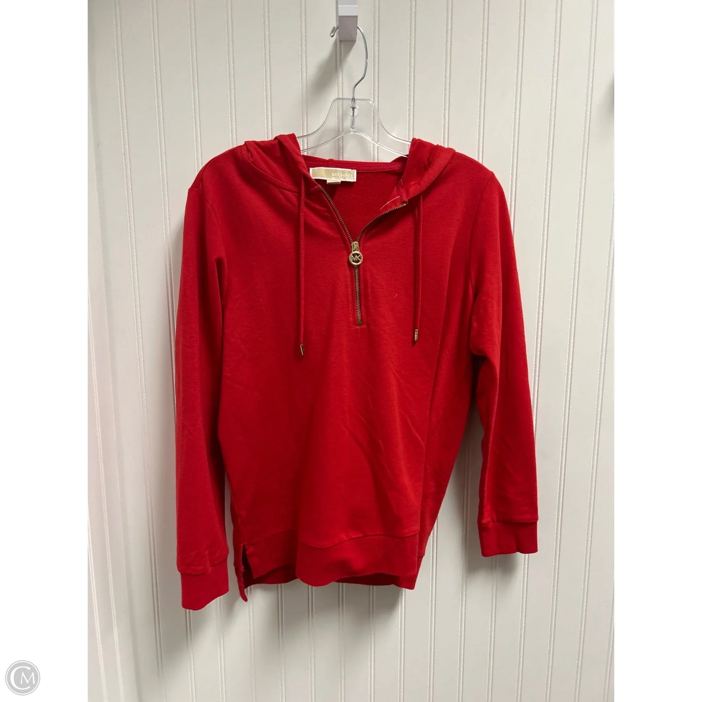 Athletic Jacket By Michael By Michael Kors In Red, Size: M