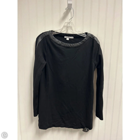 Top Long Sleeve By Chicos In Black, Size: S