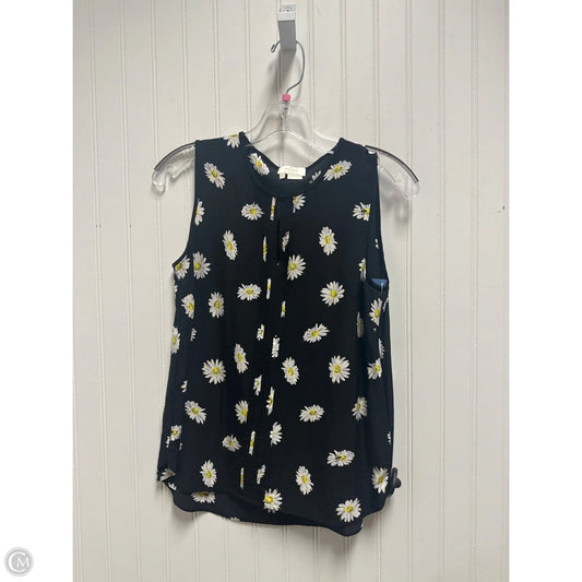 Tank Top Designer By Kate Spade In Floral Print, Size: Xs