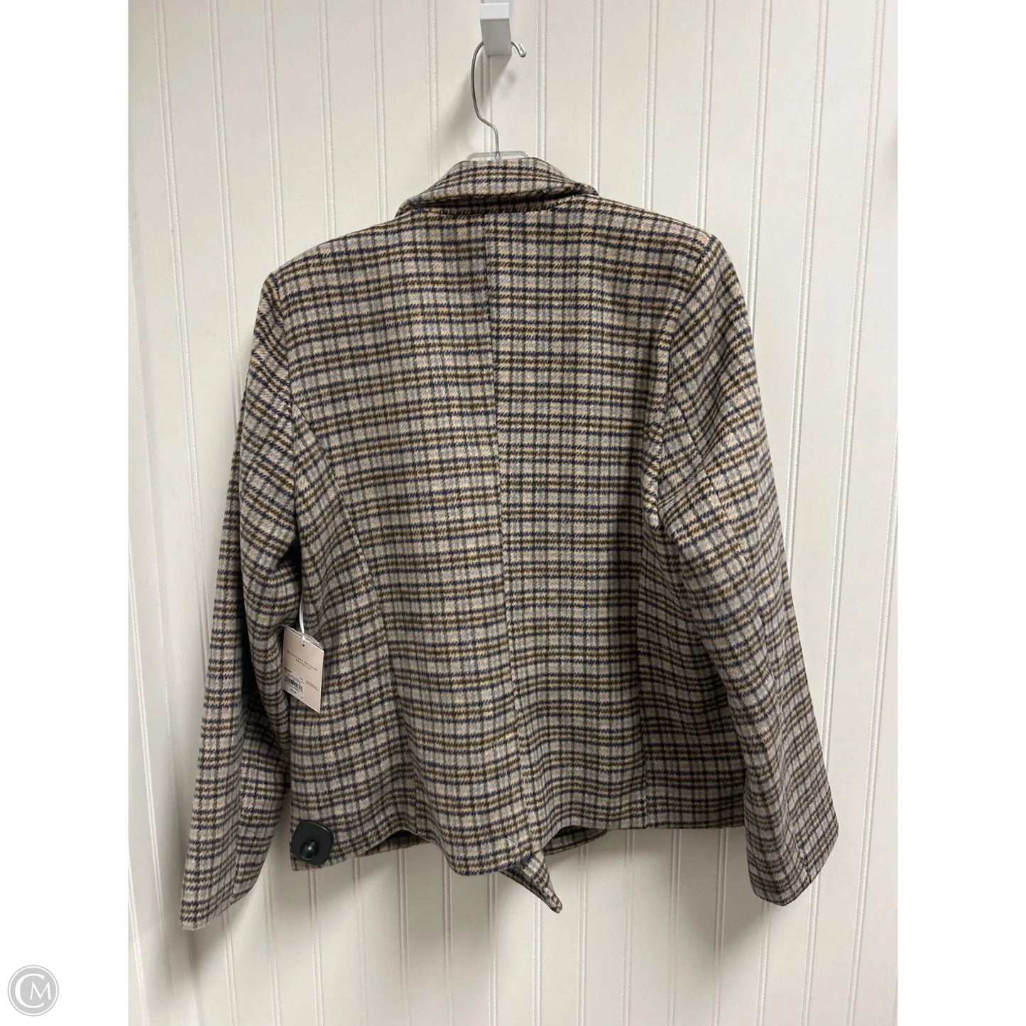 Blazer By Lc Lauren Conrad In Plaid Pattern, Size: L