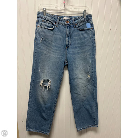 Jeans Cropped By Lc Lauren Conrad In Blue Denim, Size: 10