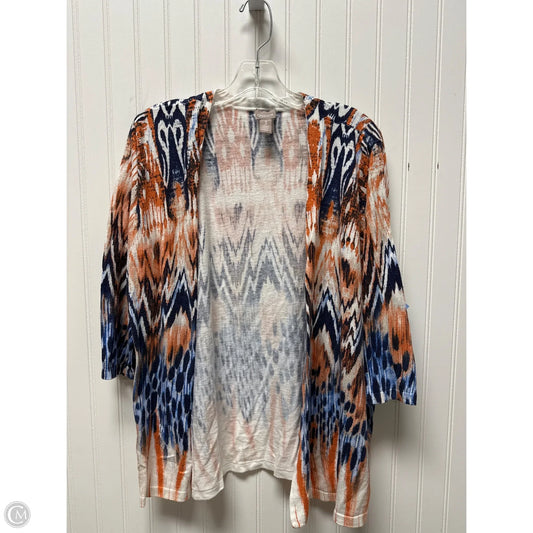 Cardigan By Chicos In Multi-colored, Size: Xl