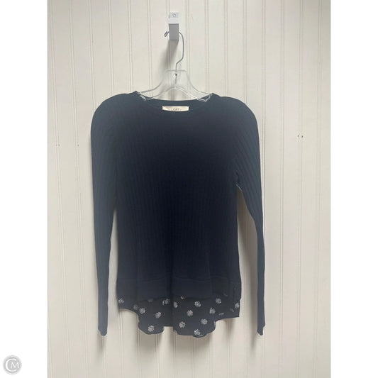 Sweater By Loft In Navy, Size: Xs