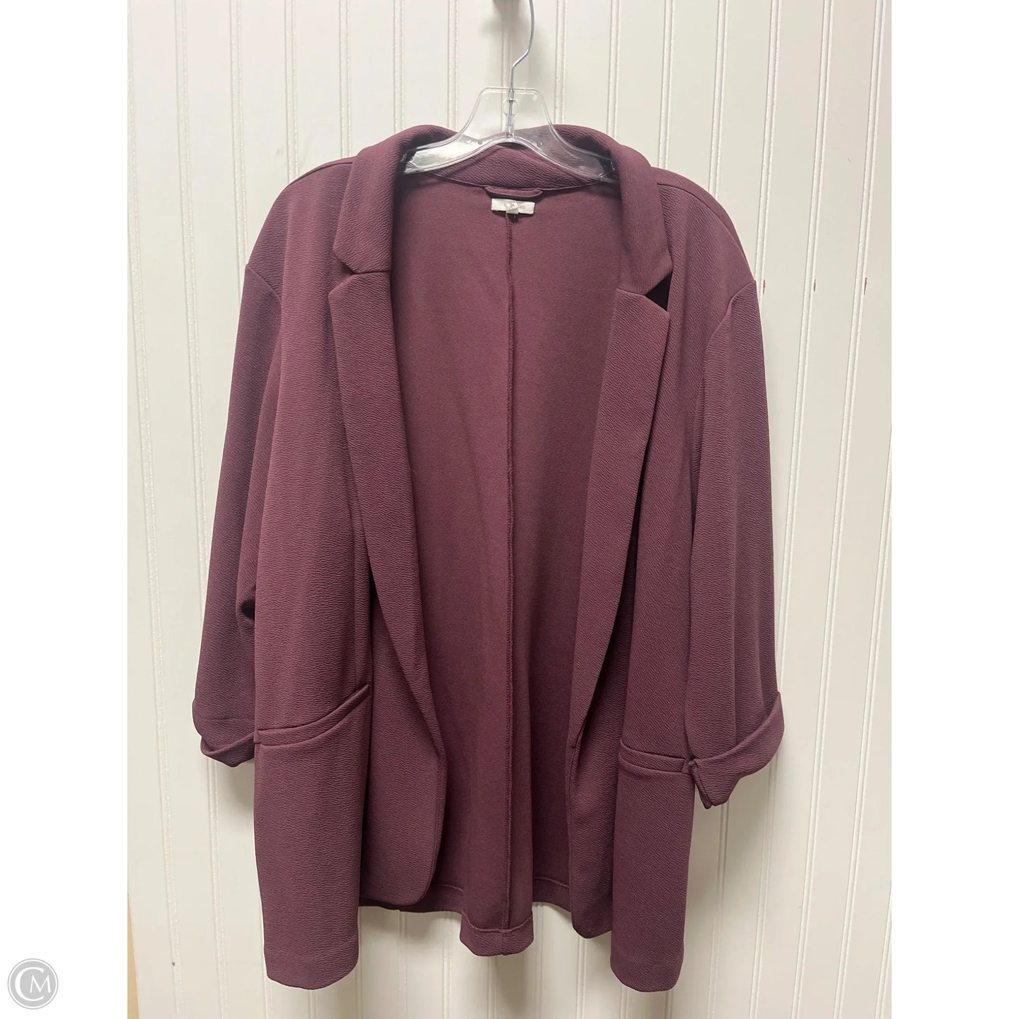 Blazer By Maurices In Purple, Size: 3x