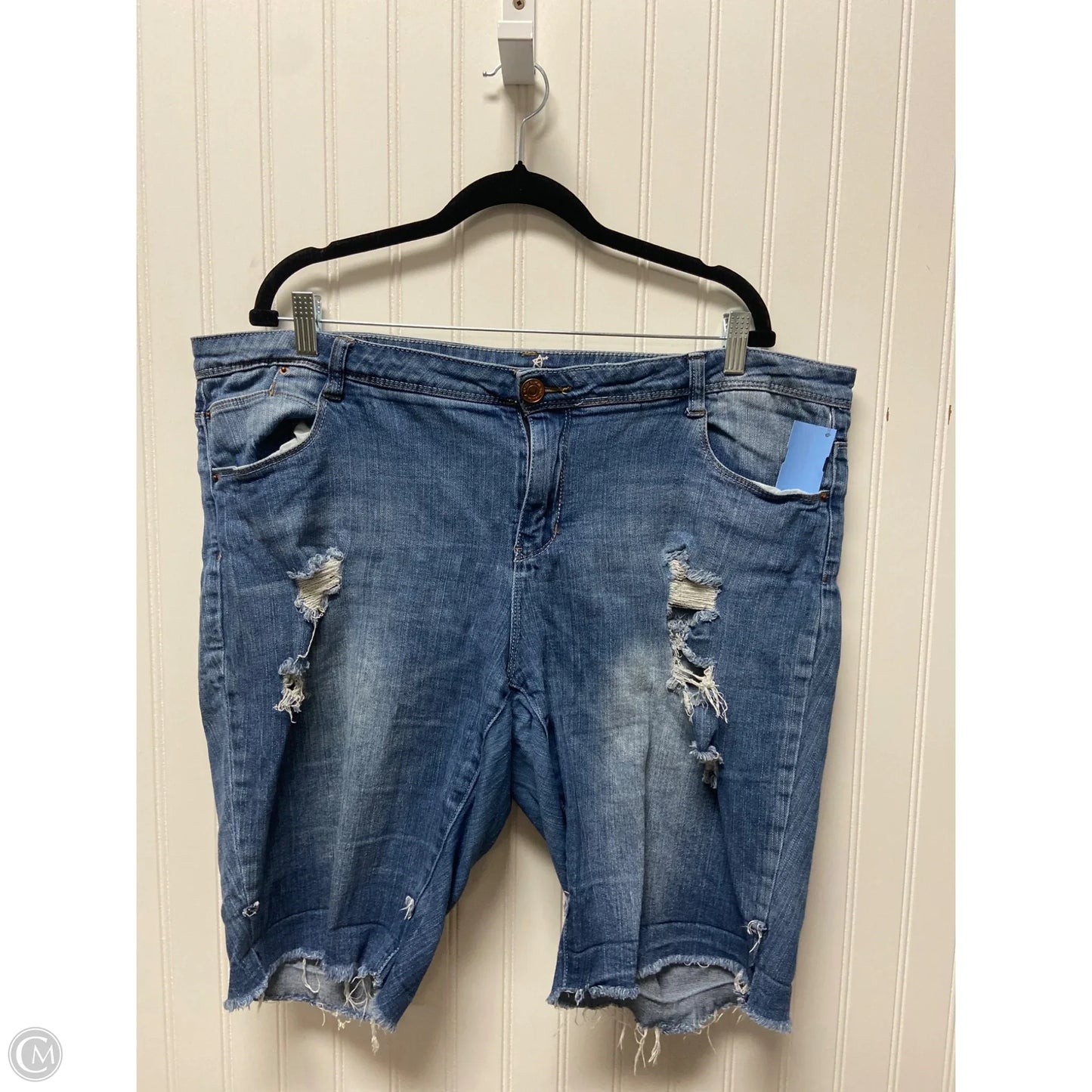 Shorts By Almost Famous In Blue Denim, Size: 20
