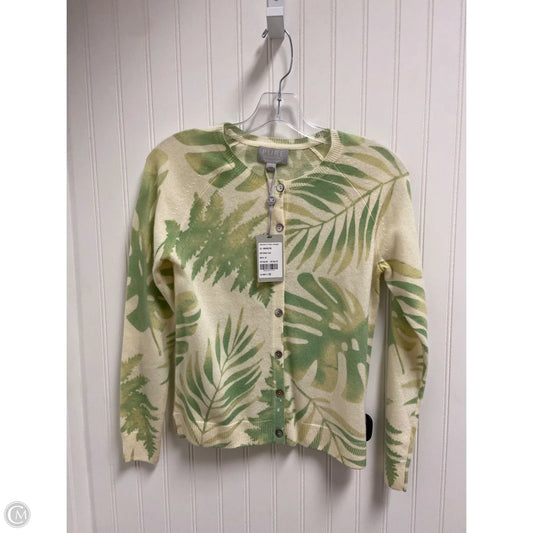 Sweater Cashmere By Cmb In Green & Yellow, Size: Xs