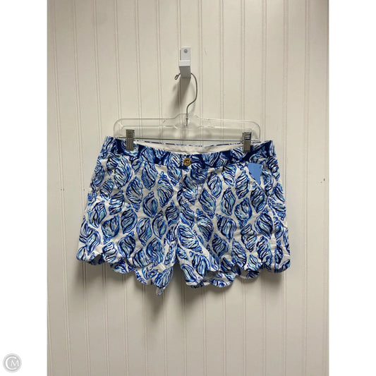 Shorts Designer By Lilly Pulitzer In Blue & White, Size: 6