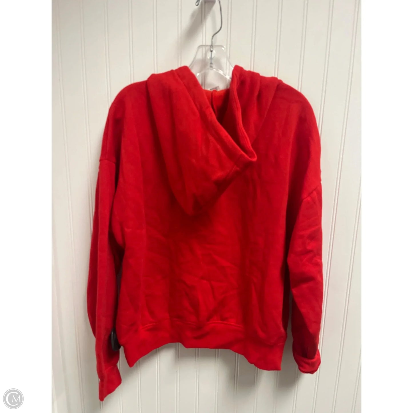 Sweatshirt Hoodie By Pink In Red, Size: S