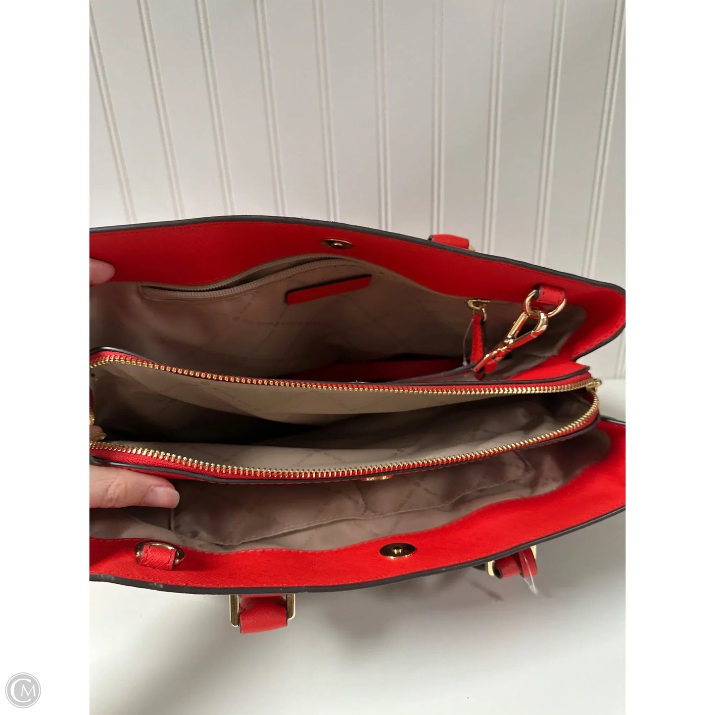 Handbag Designer By Michael Kors, Size: Large