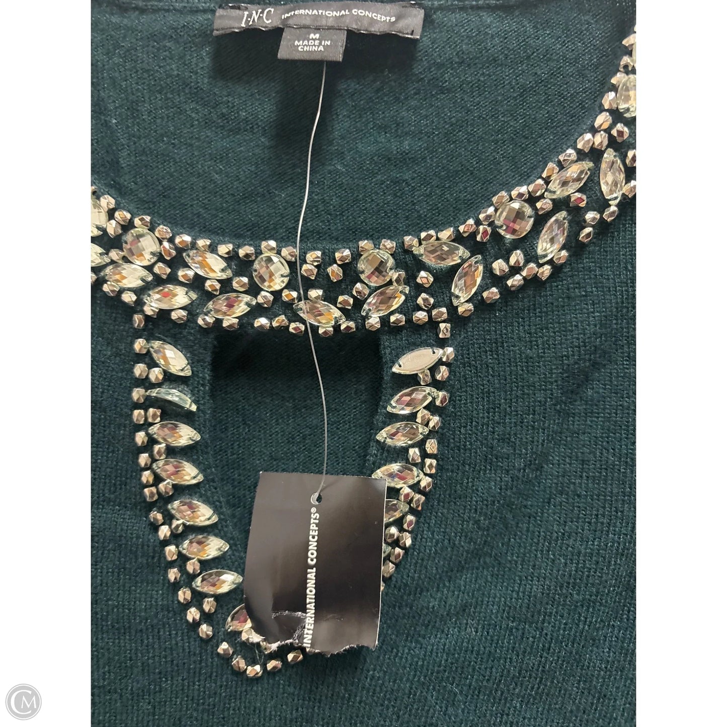 Sweater By Inc In Green, Size: M