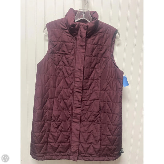 Vest Puffer & Quilted By Christopher And Banks In Purple, Size: M