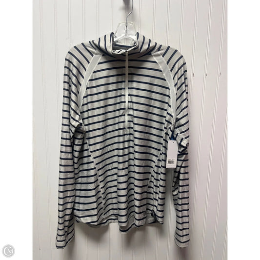 Athletic Jacket By New Balance In Blue & Grey, Size: 2x