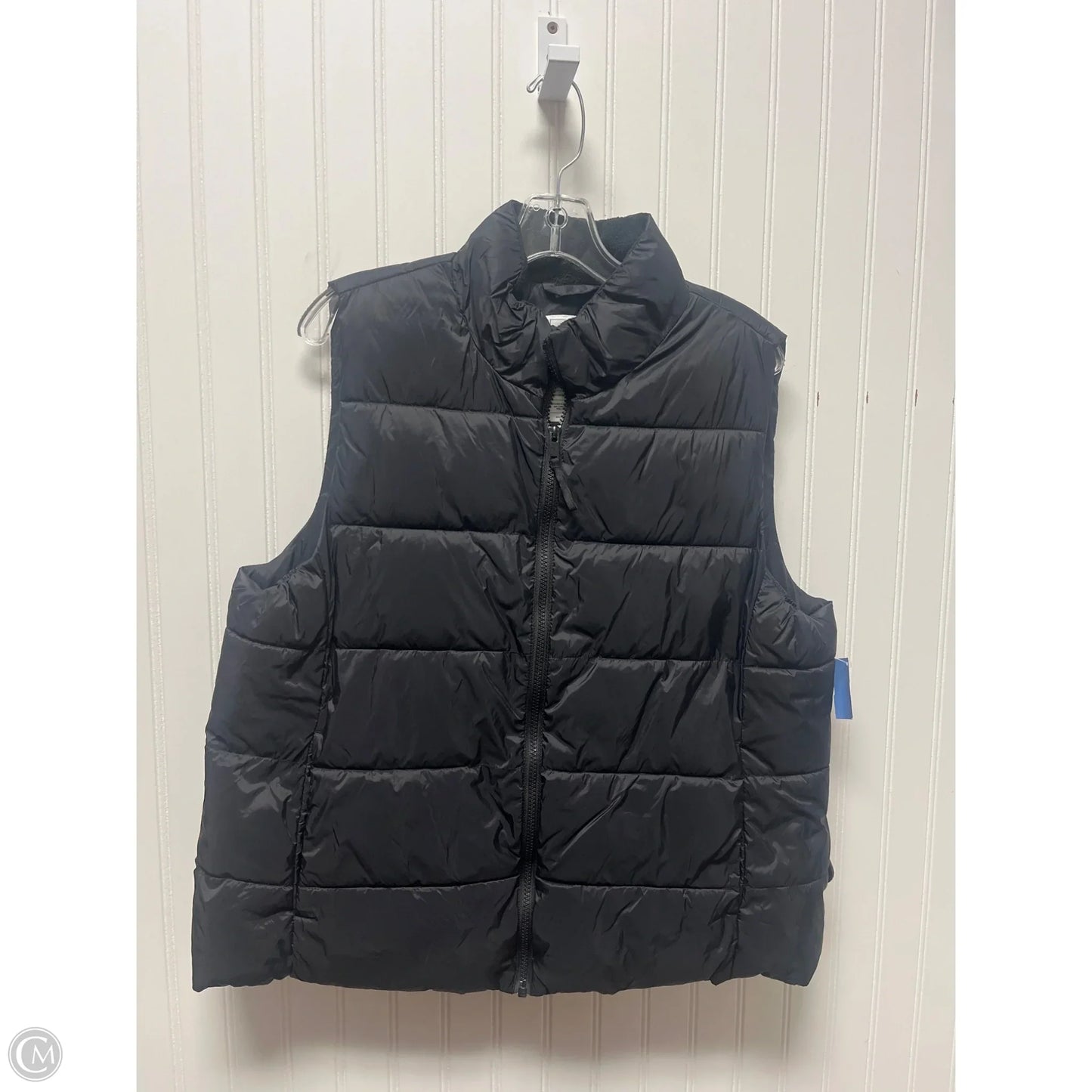 Vest Puffer & Quilted By Gap In Black, Size: Xl