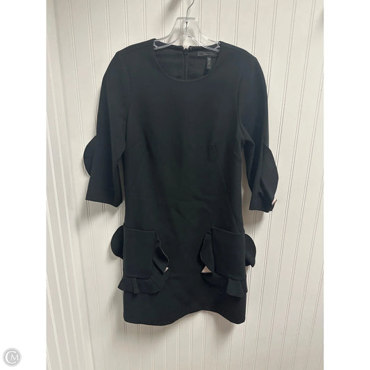 Dress Party Short By Bcbgmaxazria In Black & Cream, Size: Xs