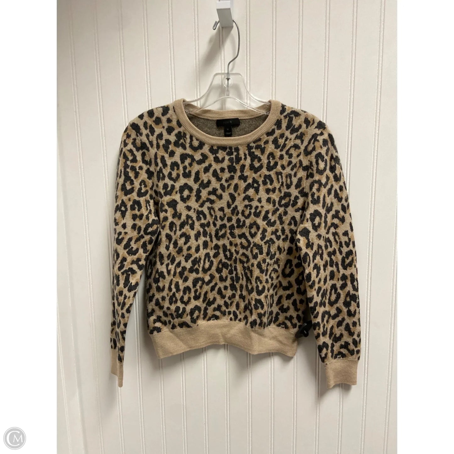 Sweater By J. Crew In Animal Print, Size: M