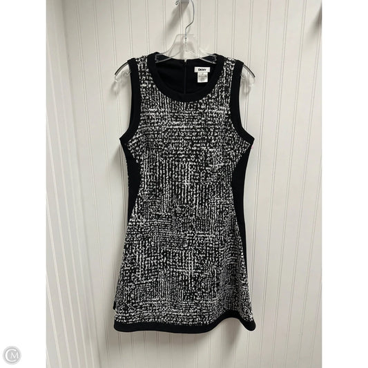 Dress Casual Short By Dkny In Black & White, Size: Lp