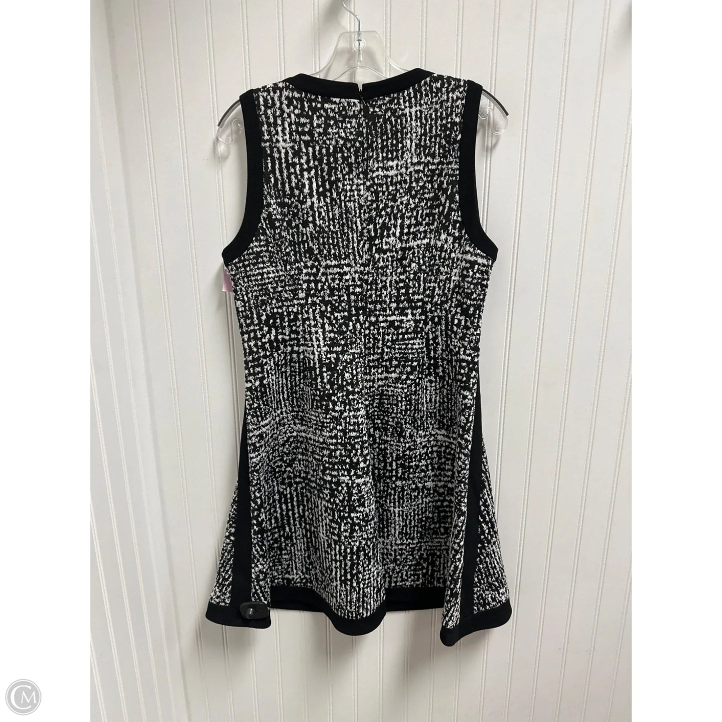 Dress Casual Short By Dkny In Black & White, Size: Lp