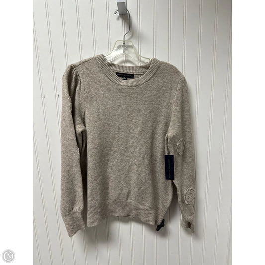 Sweater By Adrienne Vittadini In Taupe, Size: S