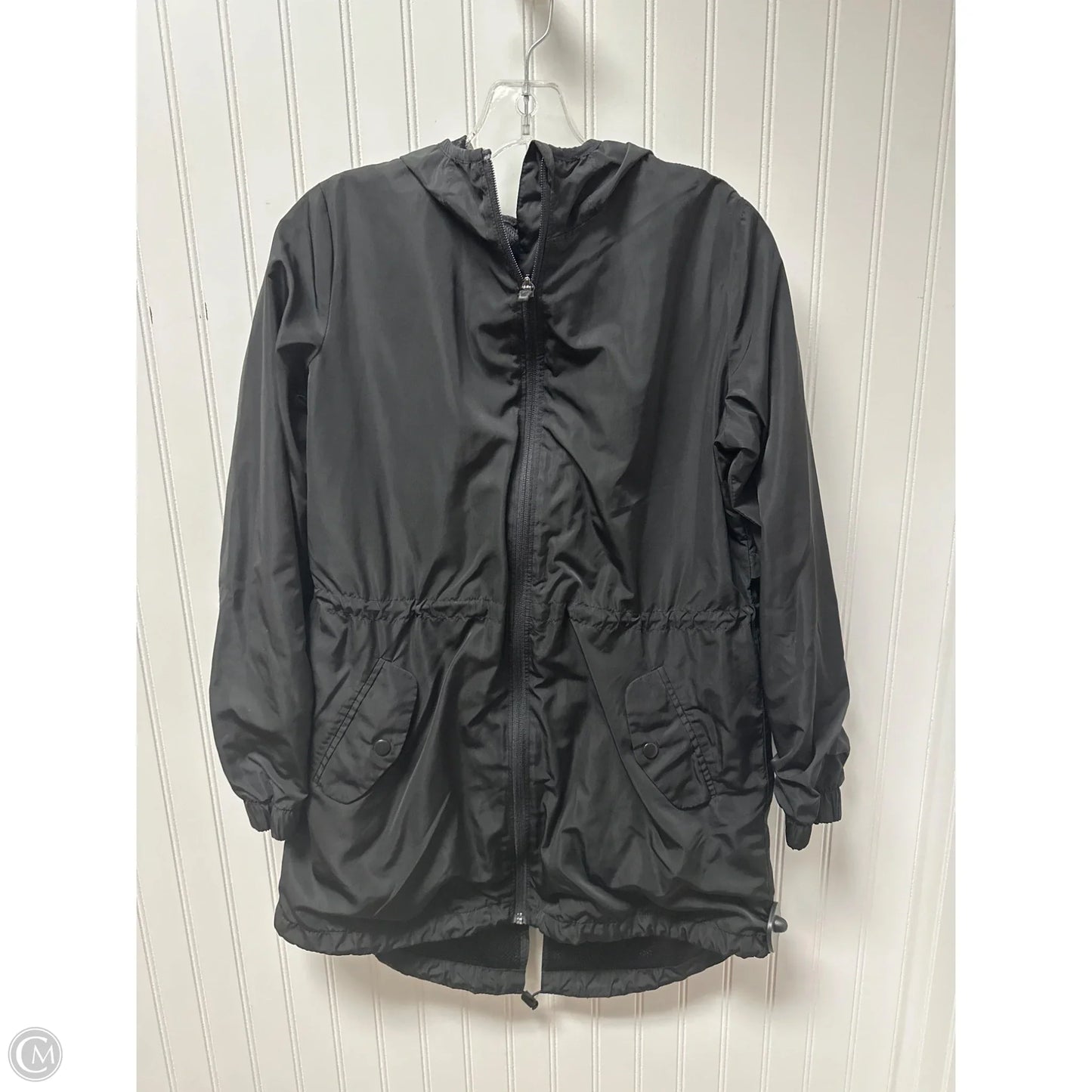 Jacket Windbreaker By Old Navy In Black, Size: S