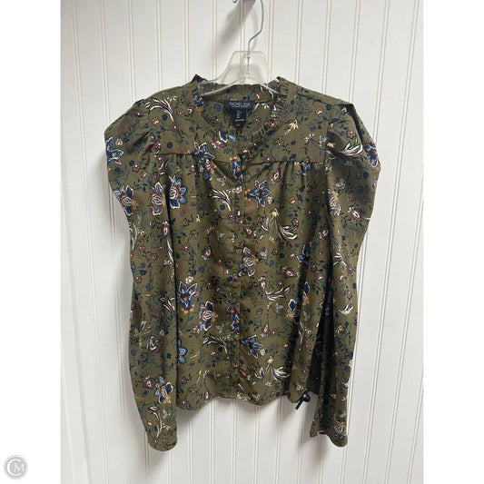 Top Long Sleeve By Rachel Roy In Green, Size: L