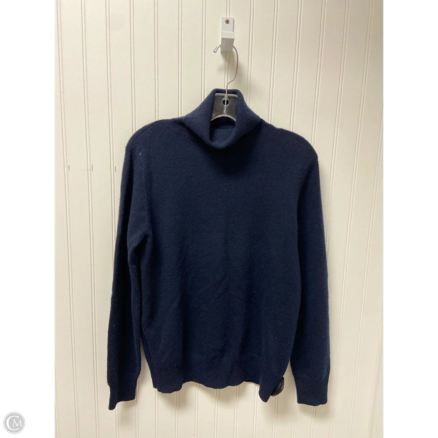 Sweater Designer By Neiman Marcus In Navy, Size: L