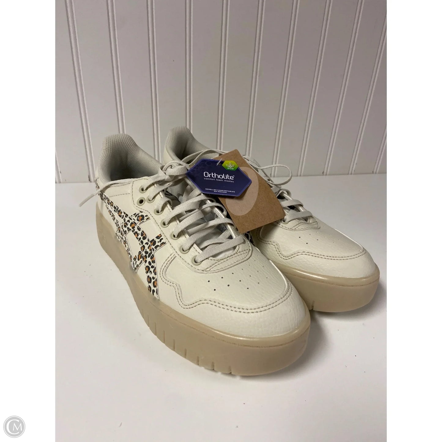 Shoes Sneakers By Asics In Cream, Size: 9.5