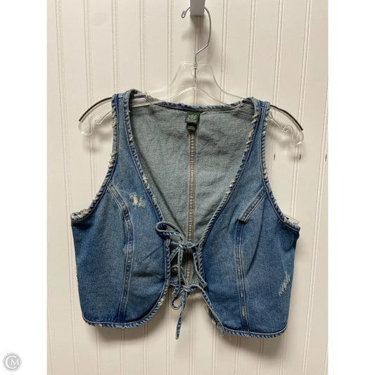 Vest Other By Wild Fable In Blue Denim, Size: M