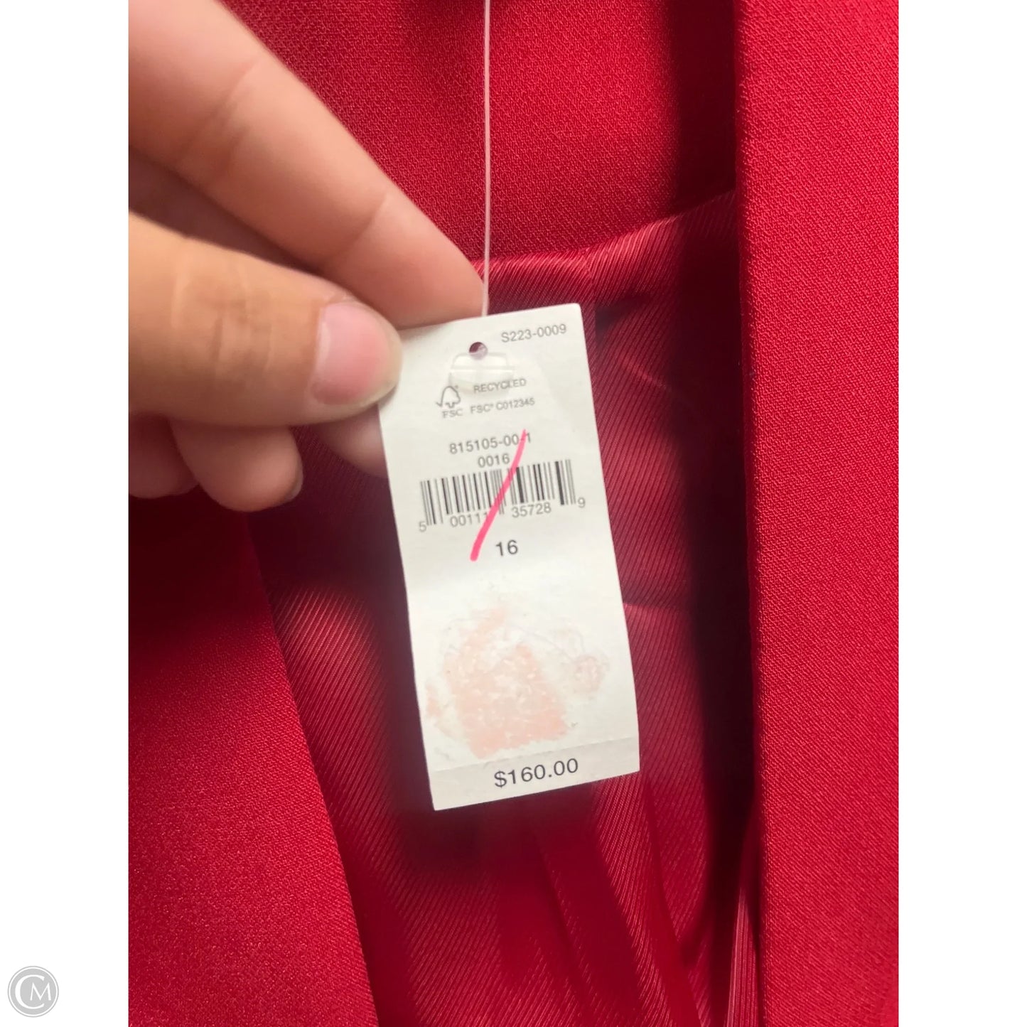 Blazer By Banana Republic In Red, Size: Xl
