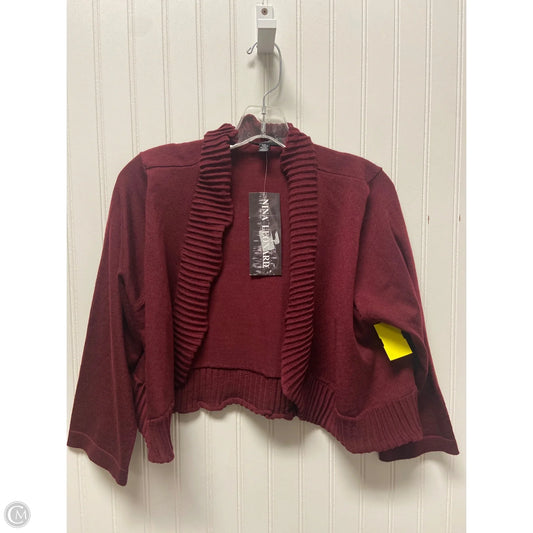 Bolero By Nina Leonard In Maroon, Size: L