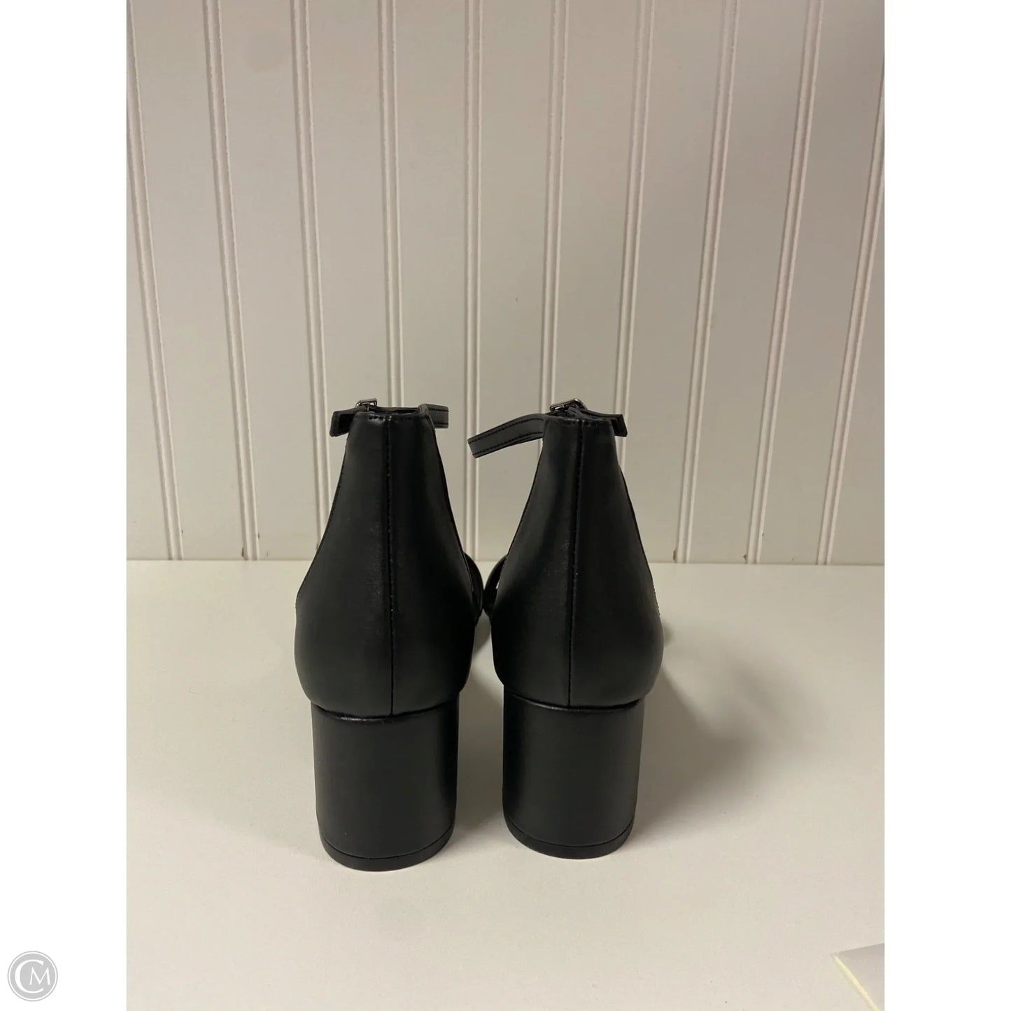 Sandals Heels Block By Steve Madden In Black, Size: 9