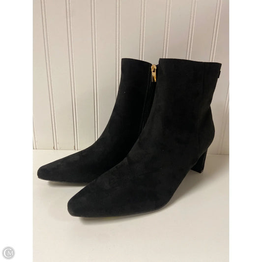 Boots Ankle Heels By Clothes Mentor In Black, Size: 11