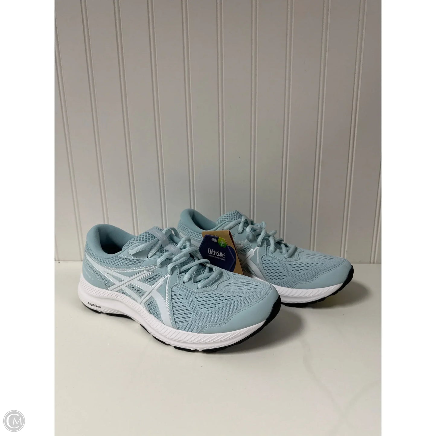 Shoes Athletic By Asics In Aqua, Size: 8.5