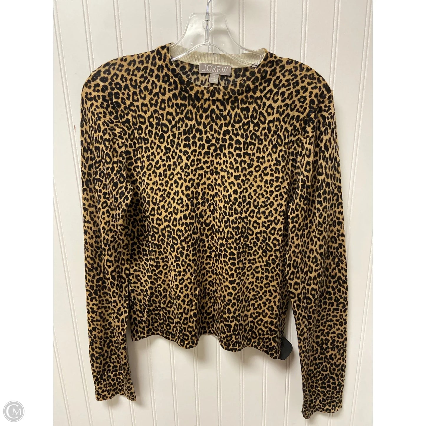 Sweater By J. Crew In Leopard Print, Size: M