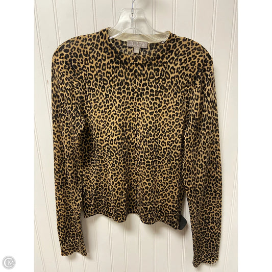 Sweater By J. Crew In Leopard Print, Size: M