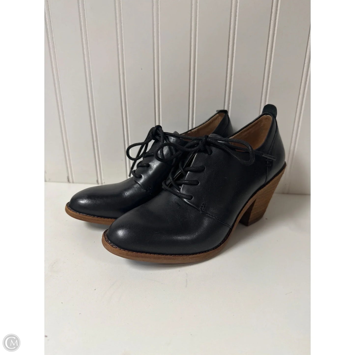 Boots Ankle Heels By Sofft In Black, Size: 6