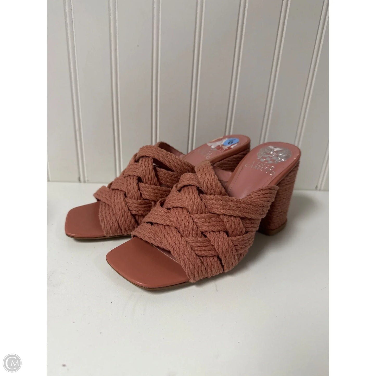 Sandals Heels Block By Vince Camuto In Pink, Size: 6