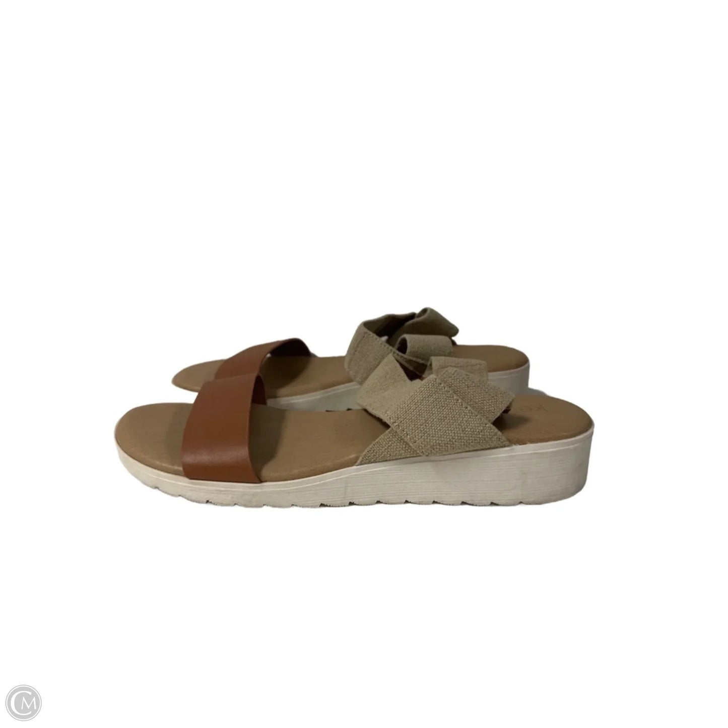 Sandals Flats By Kensie In Tan, Size: 10