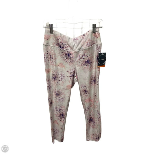 Athletic Leggings By Jockey In White, Size: M