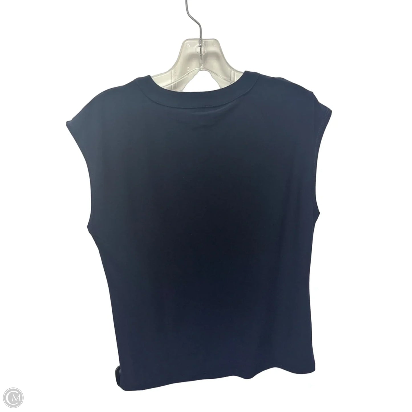 Top Sleeveless By Anne Klein In Navy, Size: S