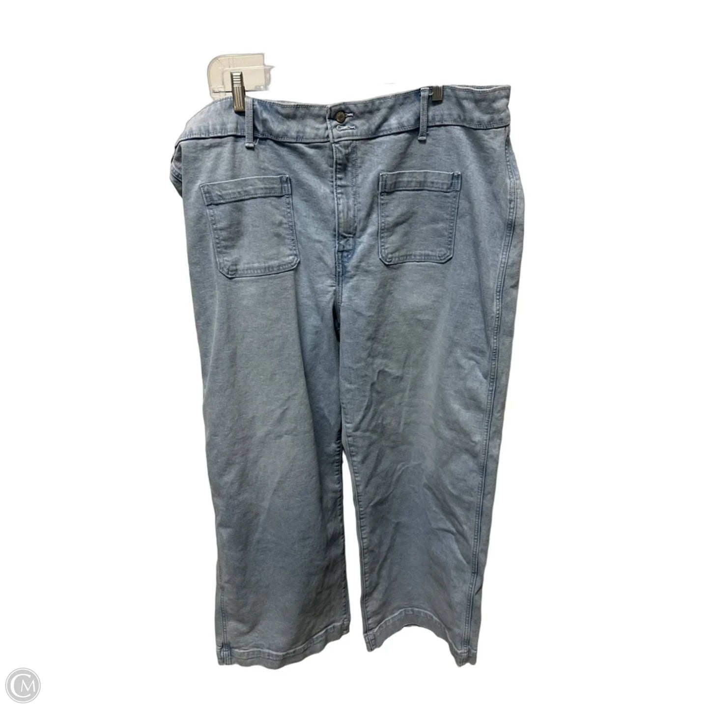 Jeans Wide Leg By Old Navy In Blue Denim, Size: 22