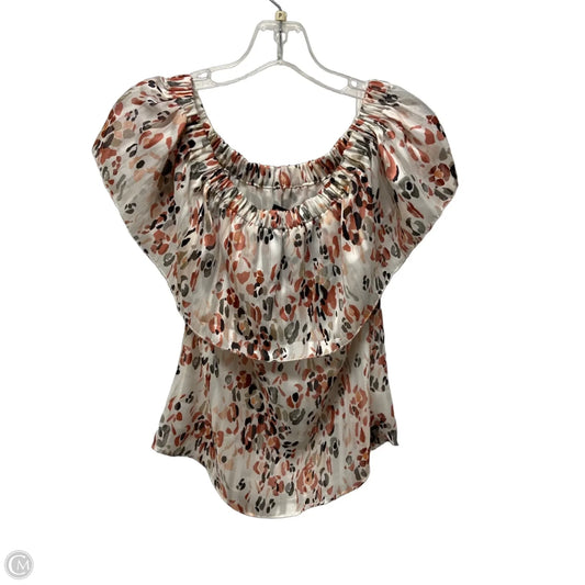 Top Short Sleeve By White House Black Market In White, Size: Xs