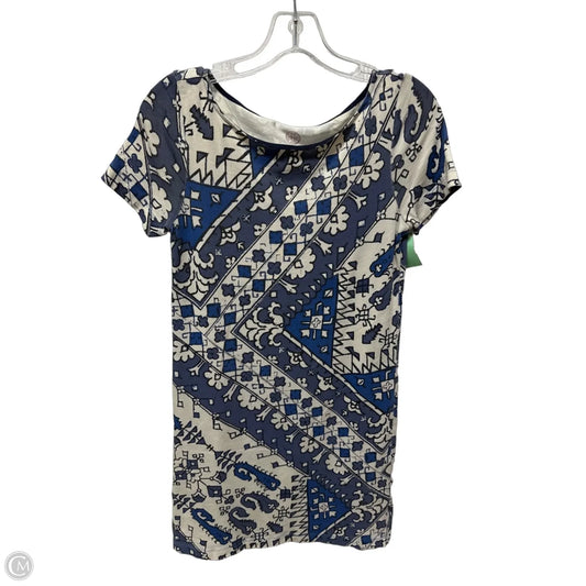 Dress Designer By Tory Burch In Blue & White, Size: Xs