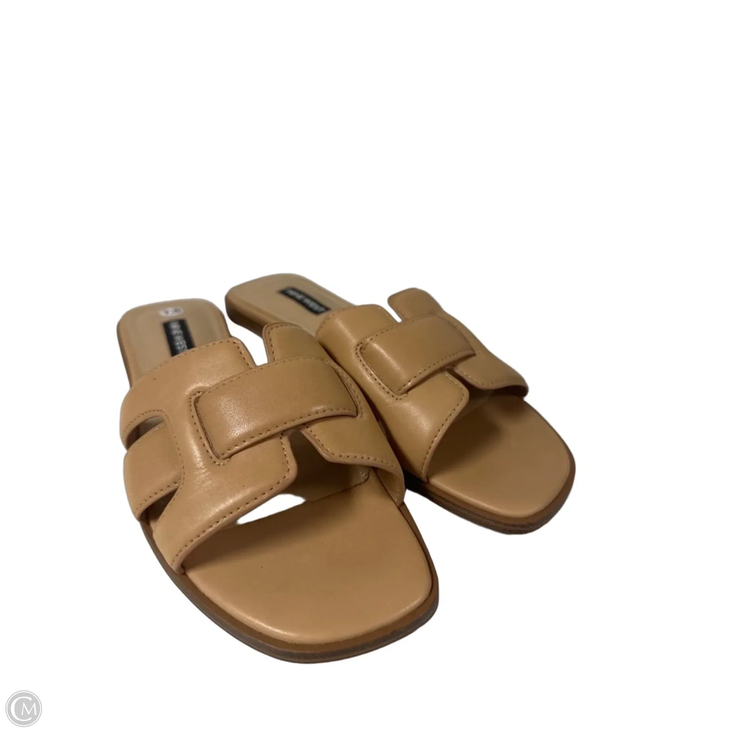 Sandals Flats By Nine West In Tan, Size: 7.5